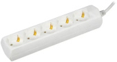 Сетевой удлинитель IEK У05 5роз. 1,5м белый (WYP10-10-05-D15-Z-G)