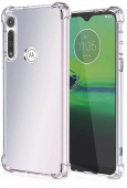 Чехол (клип-кейс) Motorola для Motorola G8 Plus Brosco прозрачный (MOTO-G8P-HARD-TPU)