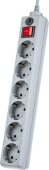 PERFEO (PF_A4671) "POWER+" - 6 роз - 1,8м - серый