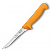 Нож кухонный Victorinox Swibo (5.8408.16) стальной обвалочный для мяса лезв.160мм прямая заточка желтый