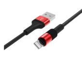 BOROFONE (6931474703170) BX21 USB-8pin Lightning, нейлон, 1 м - красный