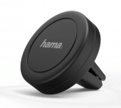 Держатель Hama Magnet Vent магнитный черный для смартфонов (00188301)
