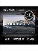 Телевизор HYUNDAI H-LED43BU7006 Android TV Frameless black 4K Ultra HD