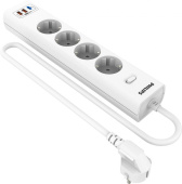 Сетевой фильтр Philips CHP8246WB/51 4роз. 3м белый
