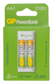 Аккумулятор + зарядное устройство GP PowerBank E211210AAHC-2CRB2 AA/AAA NiMH 2100mAh (2шт)
