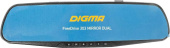 Видеорегистратор Digma FreeDrive 303 MIRROR DUAL черный 120°/90°5Mpix/0,3Mpix 1080x1920/640x480