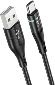 Кабель Hoco U93 Shadow Type-C USB(m) - USB Type-C(m) 1.2м черный