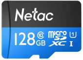 Карта памяти microSDXC 128Gb Class10 Netac NT02P500STN-128G-S P500 w/o adapter