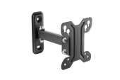 Кронштейн для телевизора Ultramounts UM892 черный 13"-27" макс.30кг поворотно-выдвижной и наклонный