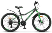 STELS Navigator-410 MD 24" 21-SP V010*LU091556*LU082934 *12" Чёрный/зелёный
