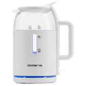 Чайник электрический Polaris PWK 1545CGL 1,5л 2200Вт белый