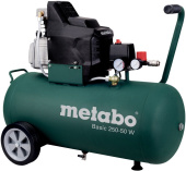Компрессор поршневой Metabo Basic 250-50 W масляный 110л/мин 50л 1500Вт зеленый