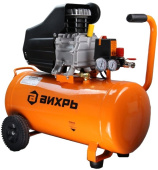 Компрессор поршневой Вихрь КМП-300/50 масляный 300л/мин 50л 2000Вт оранжевый/черный