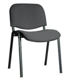 OLSS стул ИЗО ткань цвет темно-серый черная порошковая краска В-40