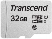 Флеш карта microSDHC 32Gb Class10 Transcend TS32GUSD300S w/o adapter