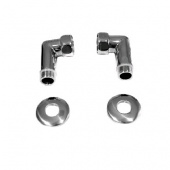 САНАКС 138 Американка хромированная угловая к полотенцесушителю 1х3/4 (пара)