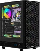 Корпус Formula Mana Dynamic черный без БП ATX 4x120mm 2x140mm 2xUSB3.0 audio bott PSU