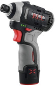 P.I.T. Винтоверт IMPACT аккум. бесщёточный PSD12K-120A/1 (12В, 120Нм, 3 ск, HEX 1/4", 1 акб 2Ач, ЗУ)