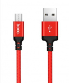 HOCO X14 "Times speed" USB-microUSB 2A 1М красный/черный