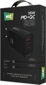 MORE CHOICE (4620202555601) NC82a 1USB+1Type-C 3.0A PD 35W+QC3.0 для Type-C Type-C Black