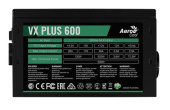 Блок питания Aerocool ATX 600W VX PLUS 600W (24+4+4pin) 120mm fan 3xSATA RTL