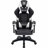 Кресло игровое Defender COMPANION искусственная кожа черный/белый