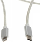 Кабель Cactus CS-LG.USB.C-1 USB Type-C (m)-Lightning (m) 1м белый блистер