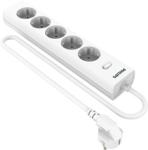 Сетевой фильтр Philips CHP2155WB/51 5роз. 3м белый