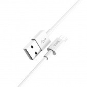 HOCO X27m USB 2.4A для MICRO USB TPE 1.2м (WHITE)