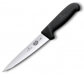 Нож кухонный Victorinox Fibrox (5.5603.20) стальной обвалочный лезв.200мм прямая заточка черный