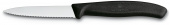 Нож кухонный Victorinox Swiss Classic (6.7633) стальной разделочный для овощей лезв.80мм серрейт. заточка черный