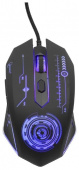 Мышь Gembird MG-510 игровая, USB, черный, код Survarium, 3200dpi, 6кн, подсвет 3 цв, ПО, 1.75м