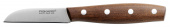 Нож кухонный Fiskars Norr (1016475) стальной для чистки овощей и фруктов лезв.70мм прямая заточка коричневый