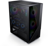 Корпус Formula V-LINE 7713 черный без БП ATX 3x120mm 2xUSB2.0 1xUSB3.0 audio bott PSU