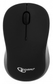 Мышь Gembird MUSW-218 беспроводная, черный, 3кн, 1200dpi soft touch