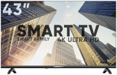 SOUNDMAX SM-LED43M01SU UHD SMART безрамочный