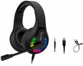 A4TECH Наушники с микрофоном Bloody G230p черный 2м накладные оголовье (G230P)