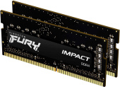 Память DDR4 2x8Gb 3200MHz Kingston KF432S20IBK2/16 Fury Impact RTL PC4-25600 CL20 SO-DIMM 260-pin 1.2В single rank
