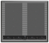 Индукционная варочная панель Maunfeld CVI594SF2MDGR LUX серый