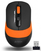 A4TECH Fstyler FG10 черный/оранжевый оптическая (2000dpi) беспроводная USB