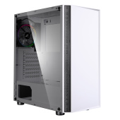 Корпус Zalman R2 White (3xUSB, 2xAudio, 20мм FAN, прозрачная стенка-закаленное стекло, ATX, без БП)
