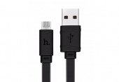 HOCO X5 "Bamboo" USB-microUSB 2.4A 1M черный