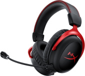 Наушники с микрофоном HyperX Cloud II черный/красный мониторные Radio оголовье (4P5K4AA)