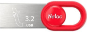 Флеш диск 64Gb Netac UM2 NT03UM2N-064G-32RE USB3.2 серебристый/красный