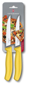 Набор ножей кухон. Victorinox Swiss Classic (6.7936.12L8B) компл.:2шт желтый блистер