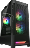 Корпус Cougar Airface RGB черный без БП MidiTower ATX