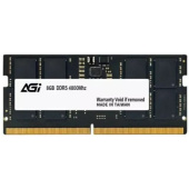 Память SO-DIMM DDR5 8GB 4800MHz AGi AGI480008SD238 OEM PC5-38400 CL40 262-pin 1.1В single rank OEM