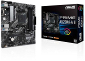 Материнская плата Asus PRIME A520M-A II Soc-AM4 AMD A520 4xDDR4 mATX AC`97 8ch(7.1) GbLAN RAID+VGA+HDMI+DP