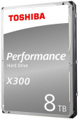 Жесткий диск Toshiba SATA-III 8Tb HDWR180UZSVA X300 (7200rpm) 256Mb 3.5"