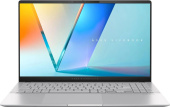 Ноутбук 15.6" Asus Vivobook S 15 OLED S5507QA-MA052W серебристый X1E 78 100 32Gb/1Tb SnapdragonX Elite W11H (90NB14Q2-M00630)